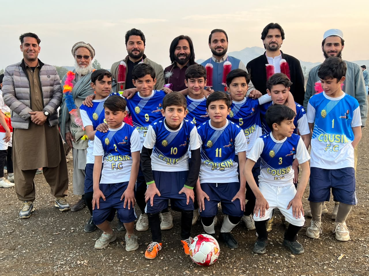 Football tournament in Bakarabad Village