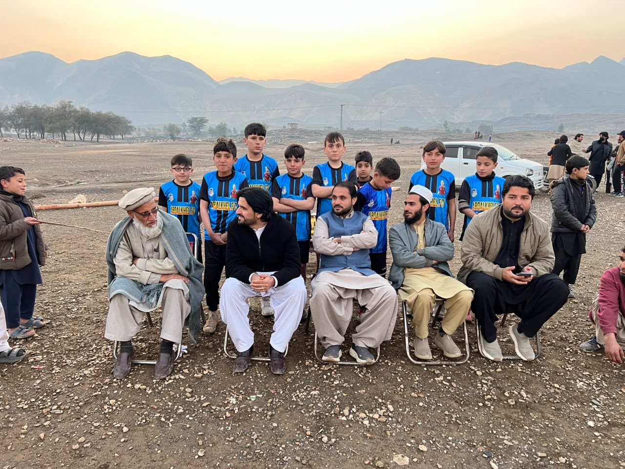 Orphaned and underprivileged students taking part in the tournament