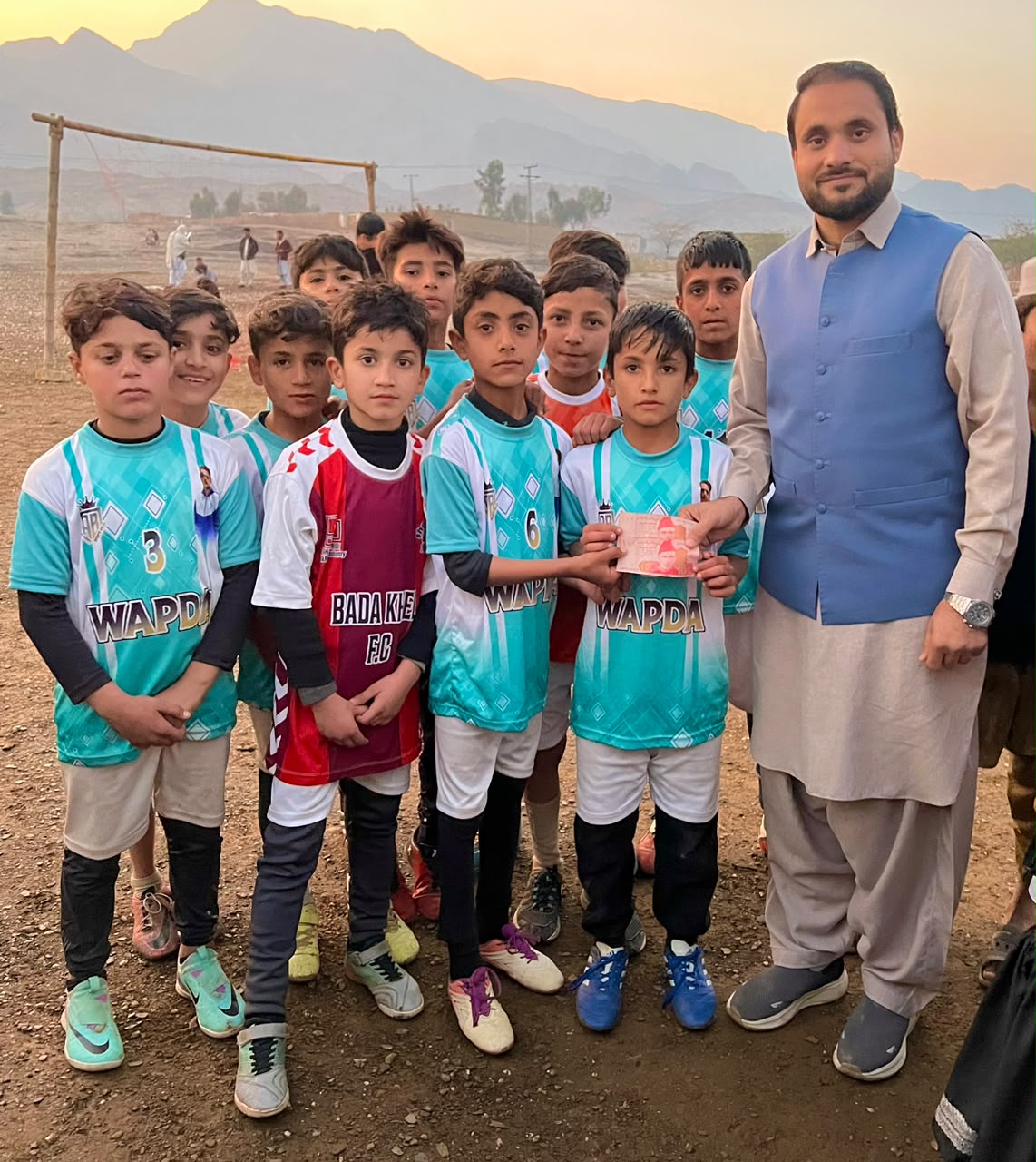 Football tournament in Bakarabad Village